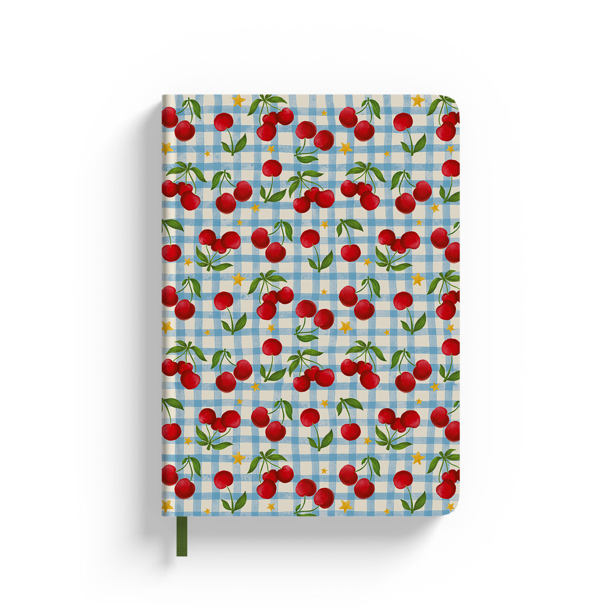 Cherry Check A5 Hardcover Journal