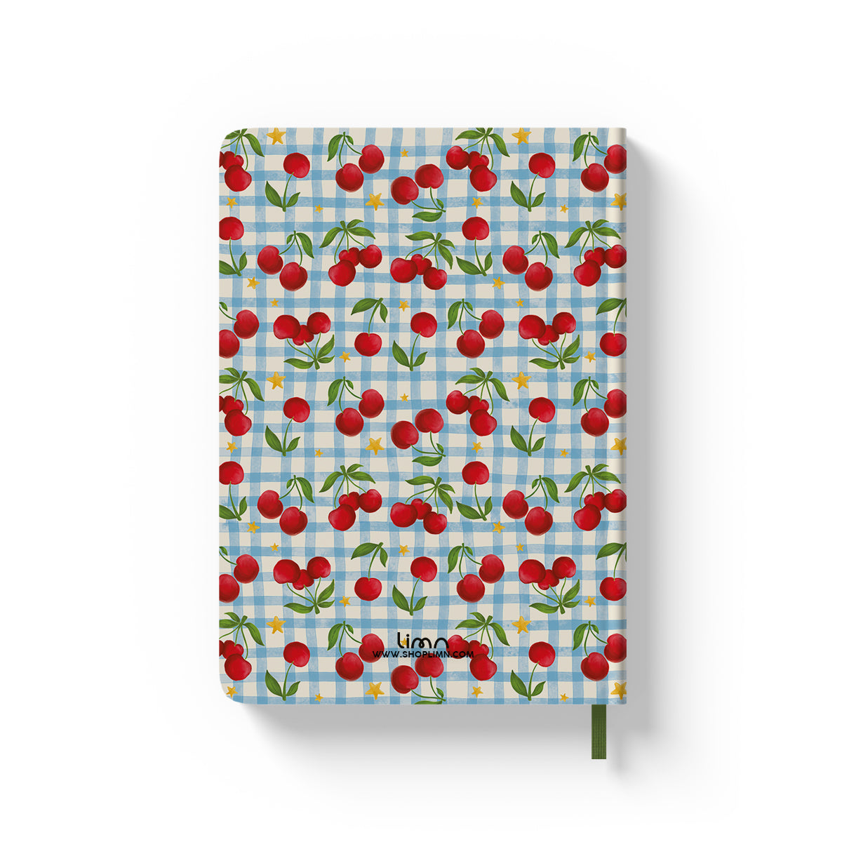 Cherry Check A5 Hardcover Journal