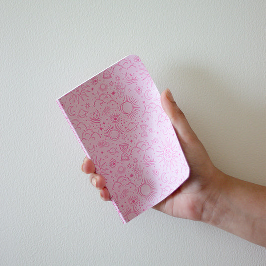 Stellar Pink A6 Pocket Notebook