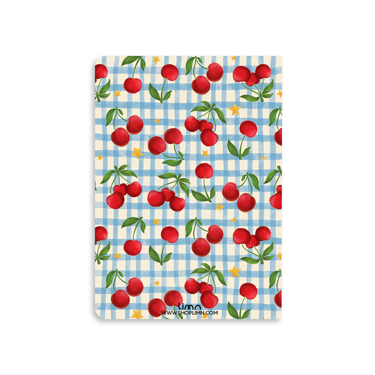 Cherry Check A5 Notebook