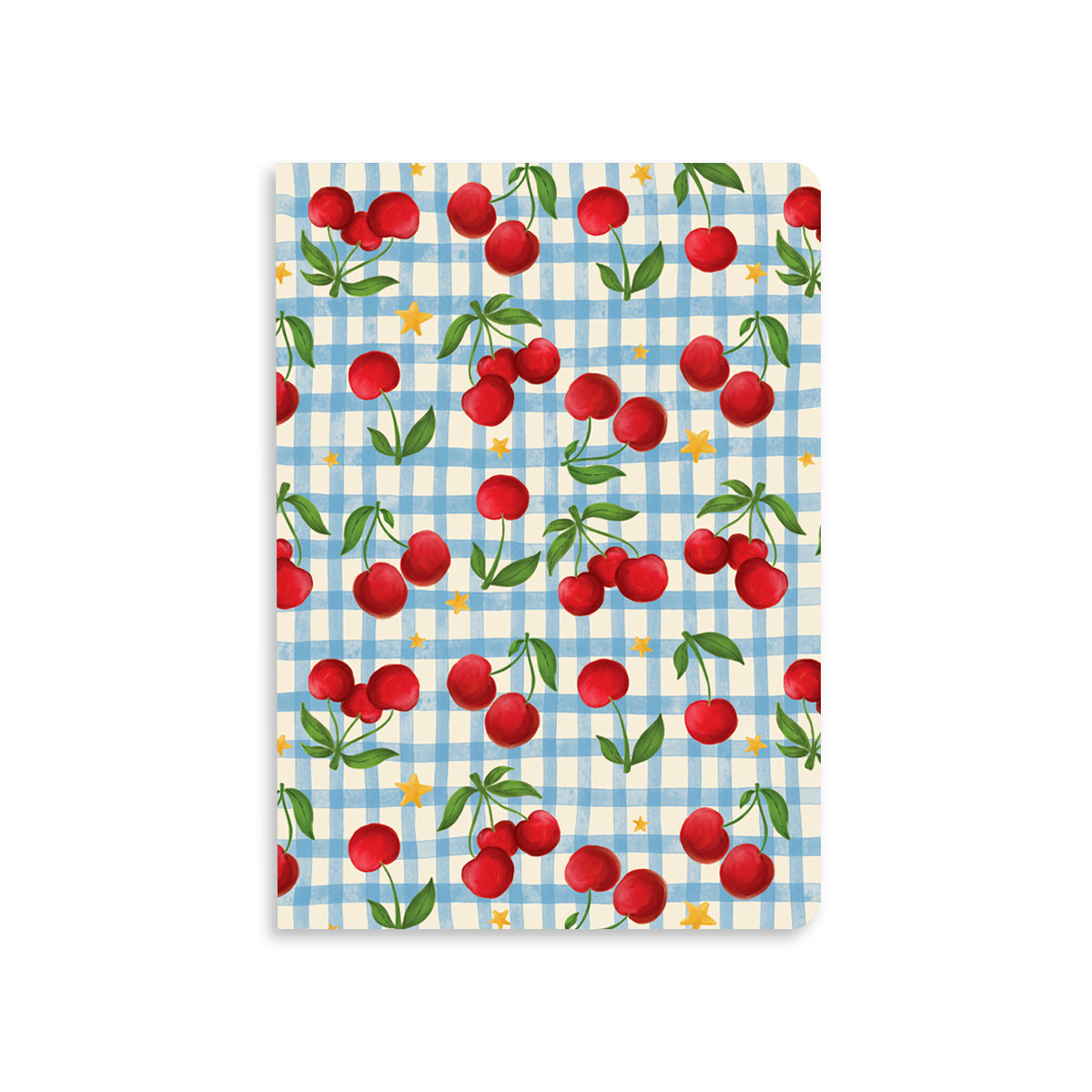 Cherry Check A5 Notebook