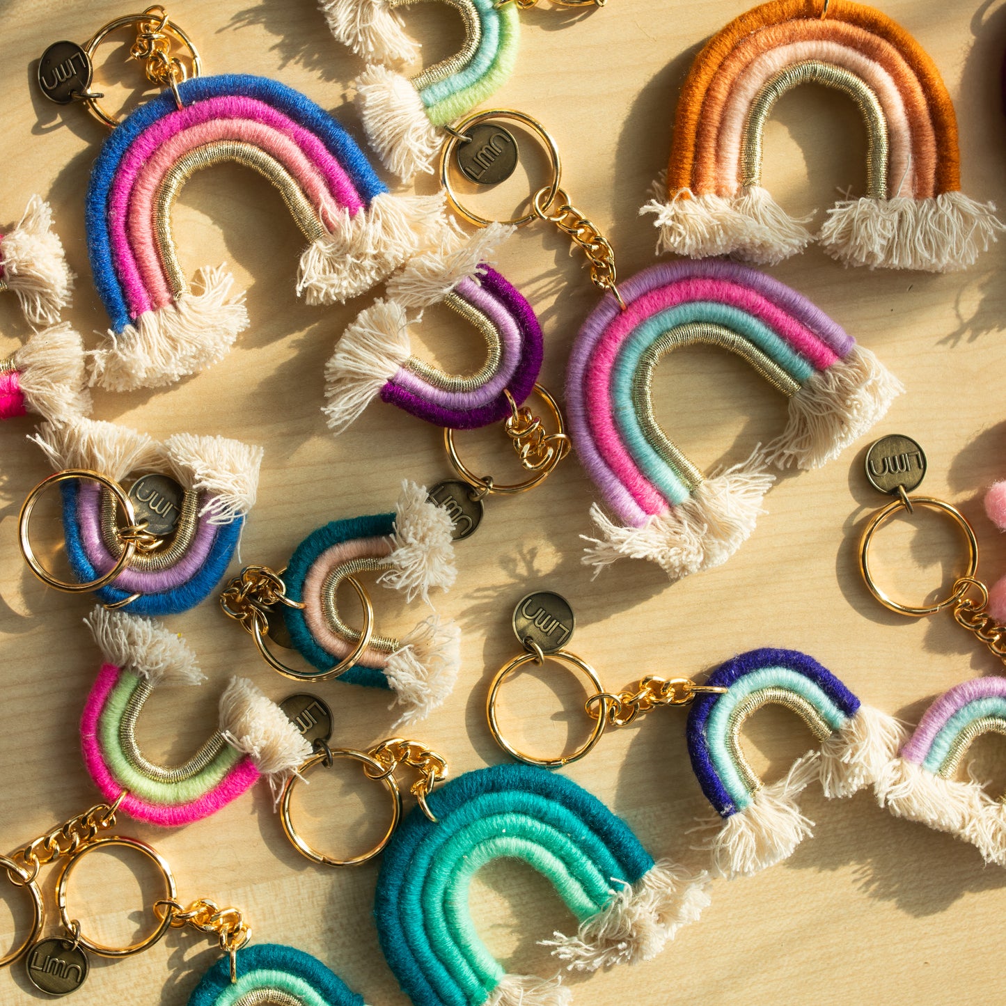 Medium Rainbow Keychain