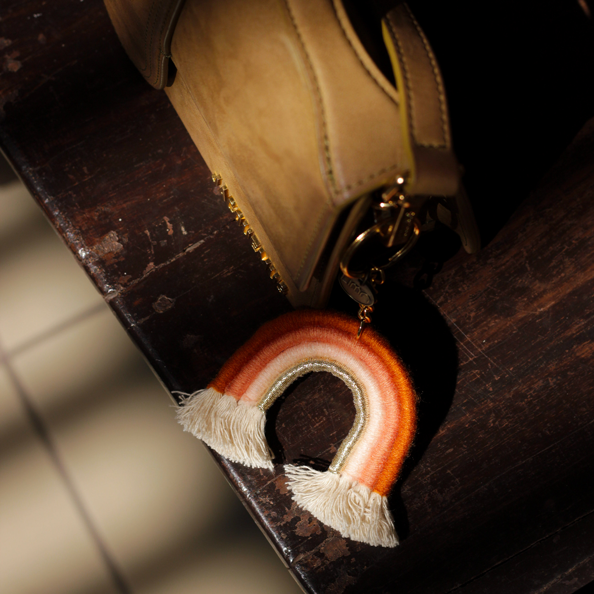 Medium Rainbow Keychain