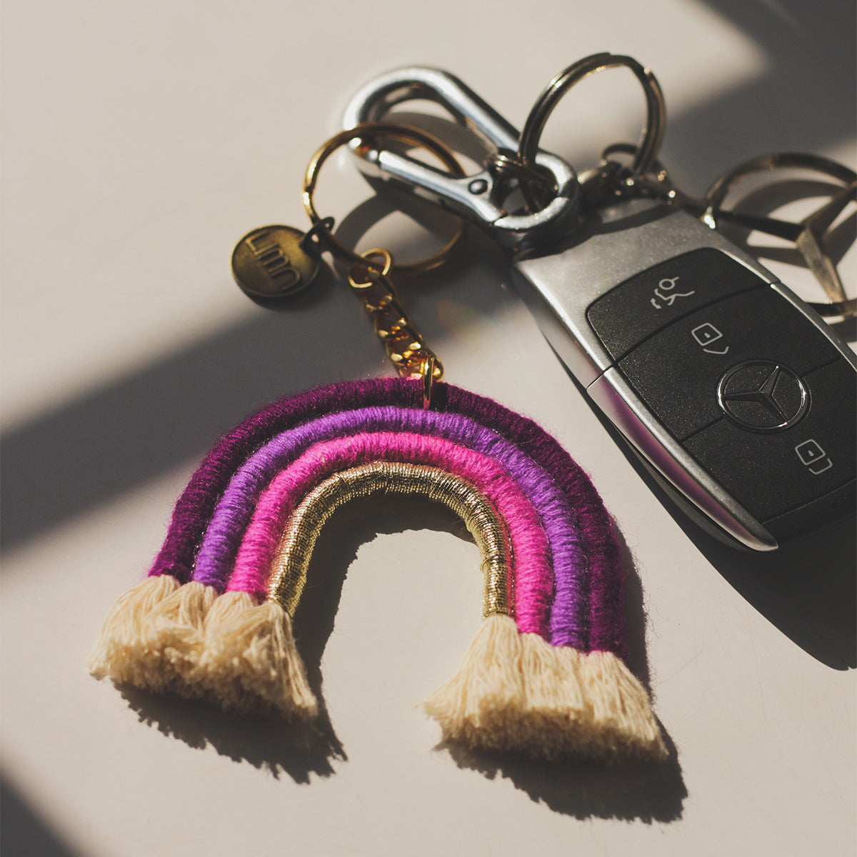 Medium Rainbow Keychain