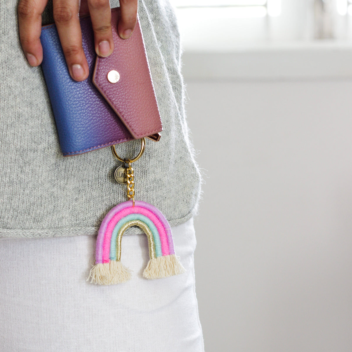Medium Rainbow Keychain