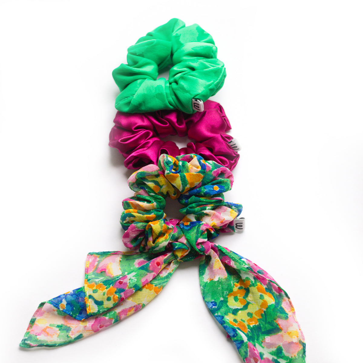 Jumbo Scrunchie- Spring (set of 3)