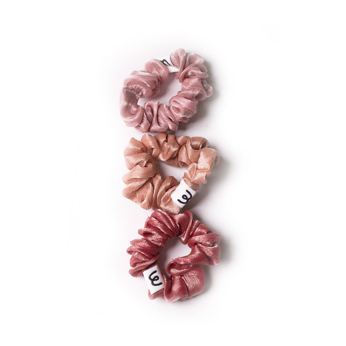 Classic Scrunchie-Molten Red (set of 3)