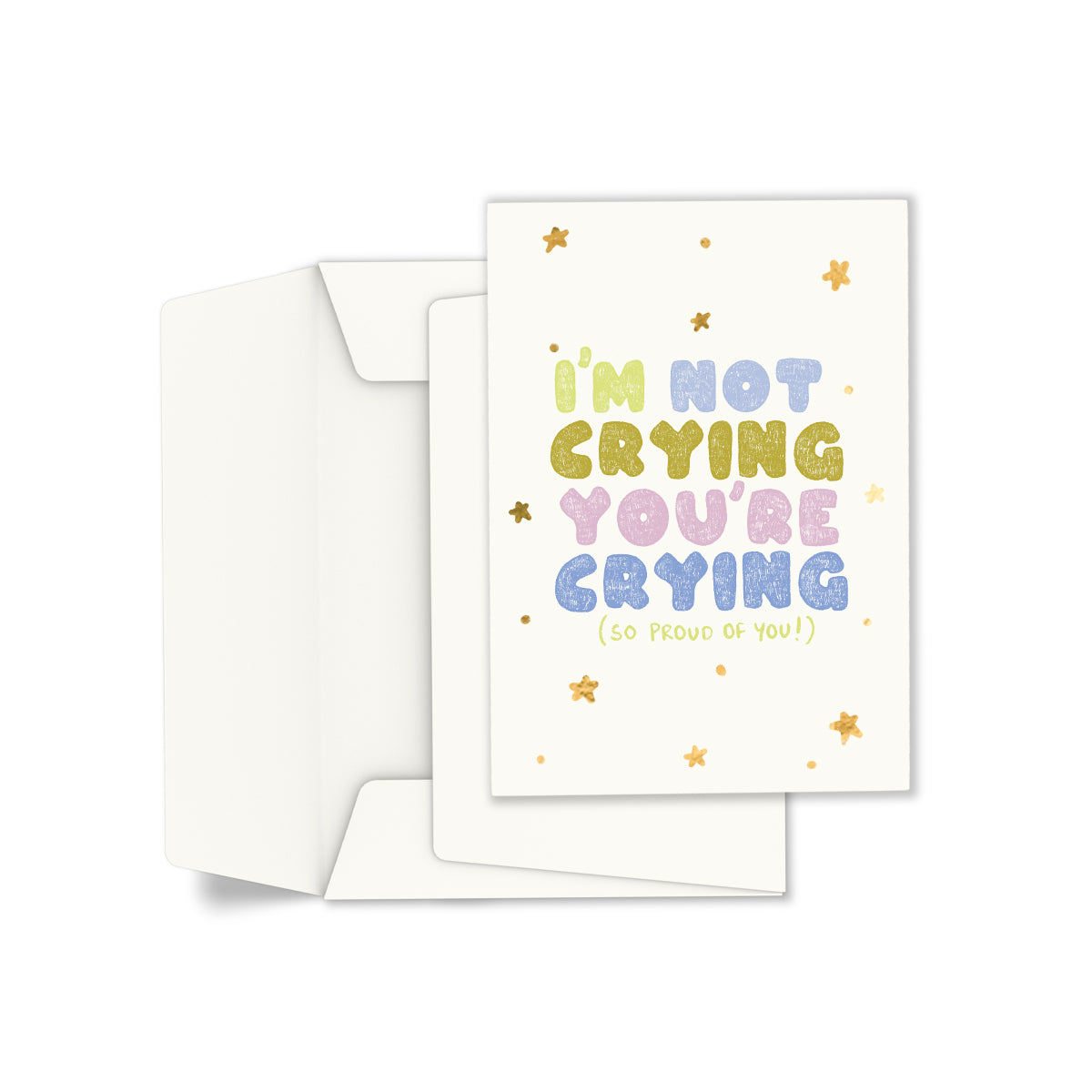 Not Crying Card