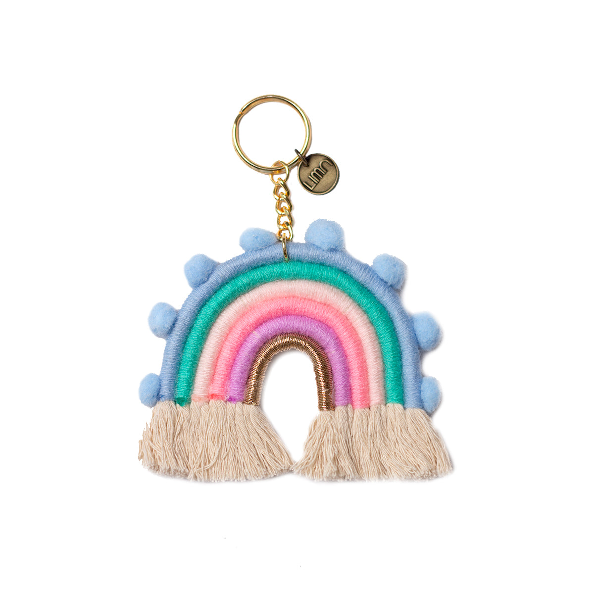 Large Rainbow Keychain