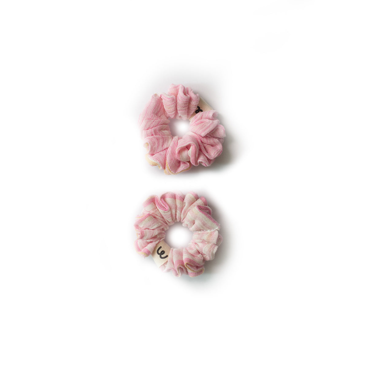 Mini Scrunchie-Blush Ripple (set of 2)