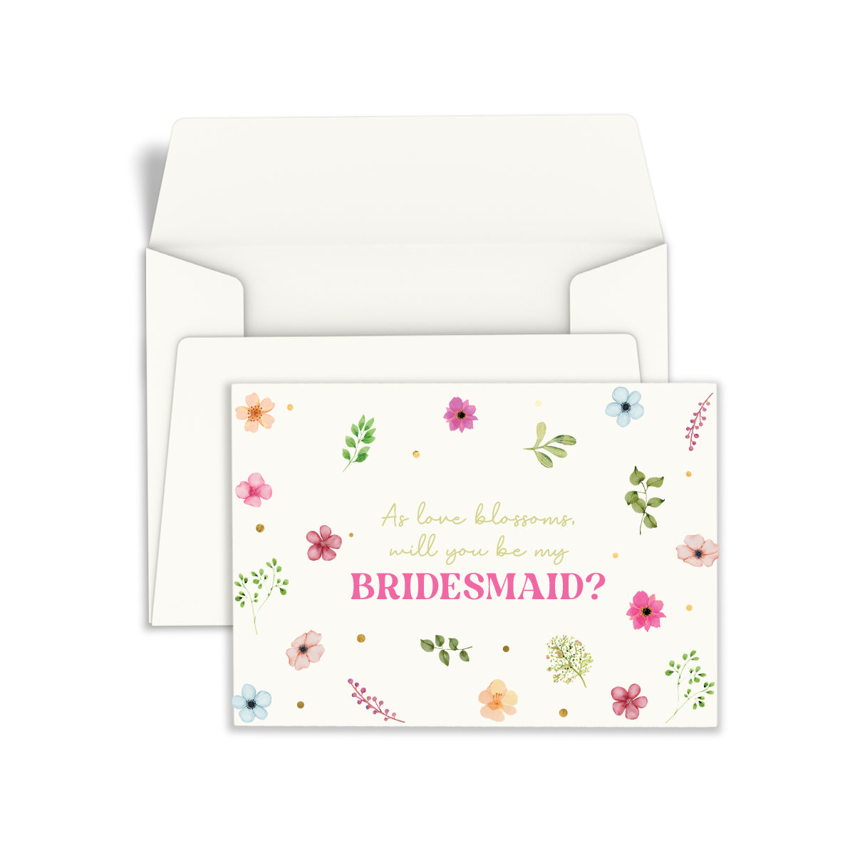 Bridesmaid Petals Notecard (set of 6)
