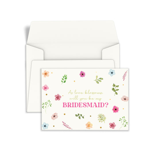 Bridesmaid Petals Notecard (set of 6)