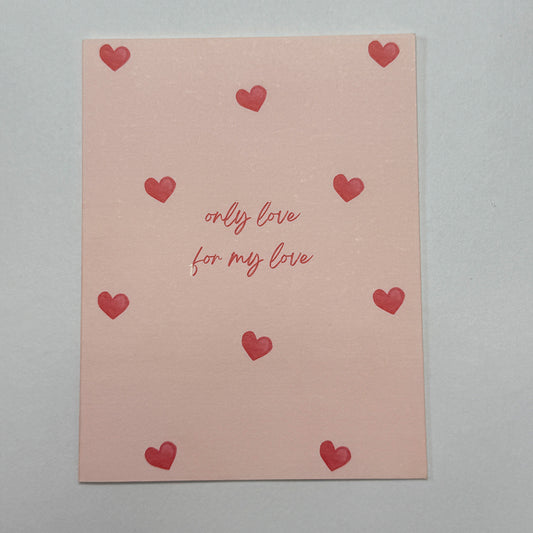 FS-Only love Greeting Card