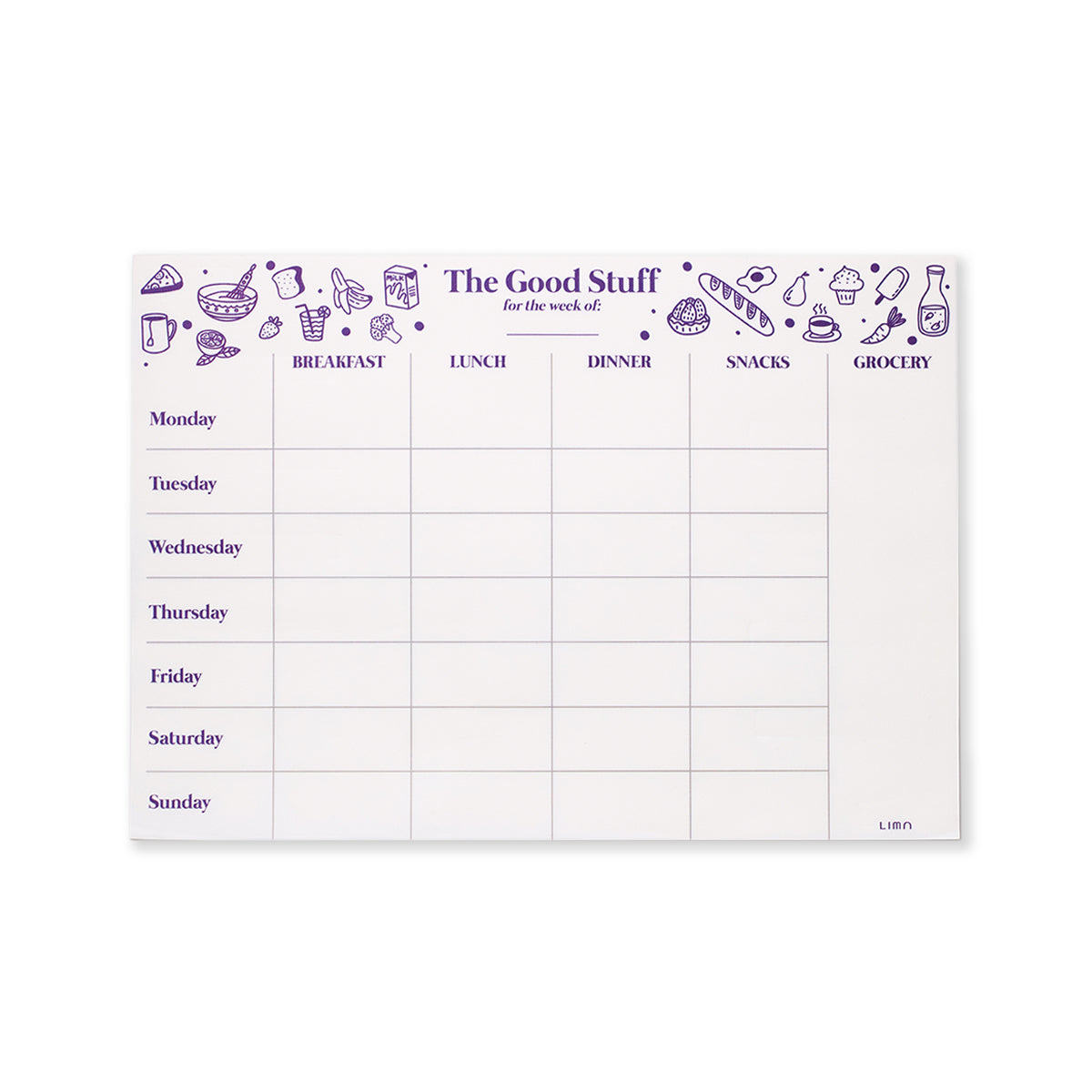 Good Stuff Meal Planner