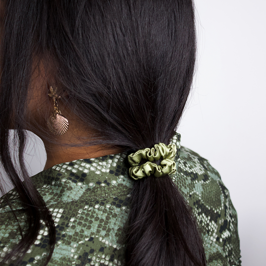 Classic Scrunchie-Seaweed (set of 3)