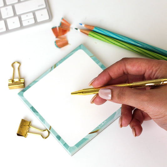 Turquoise Waves Mini Notepad