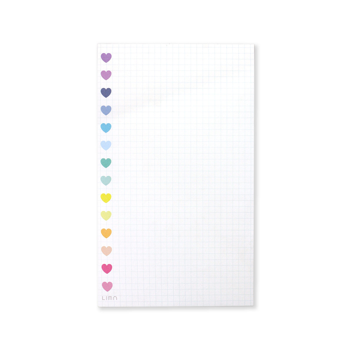 Rainbow Hearts Notepad