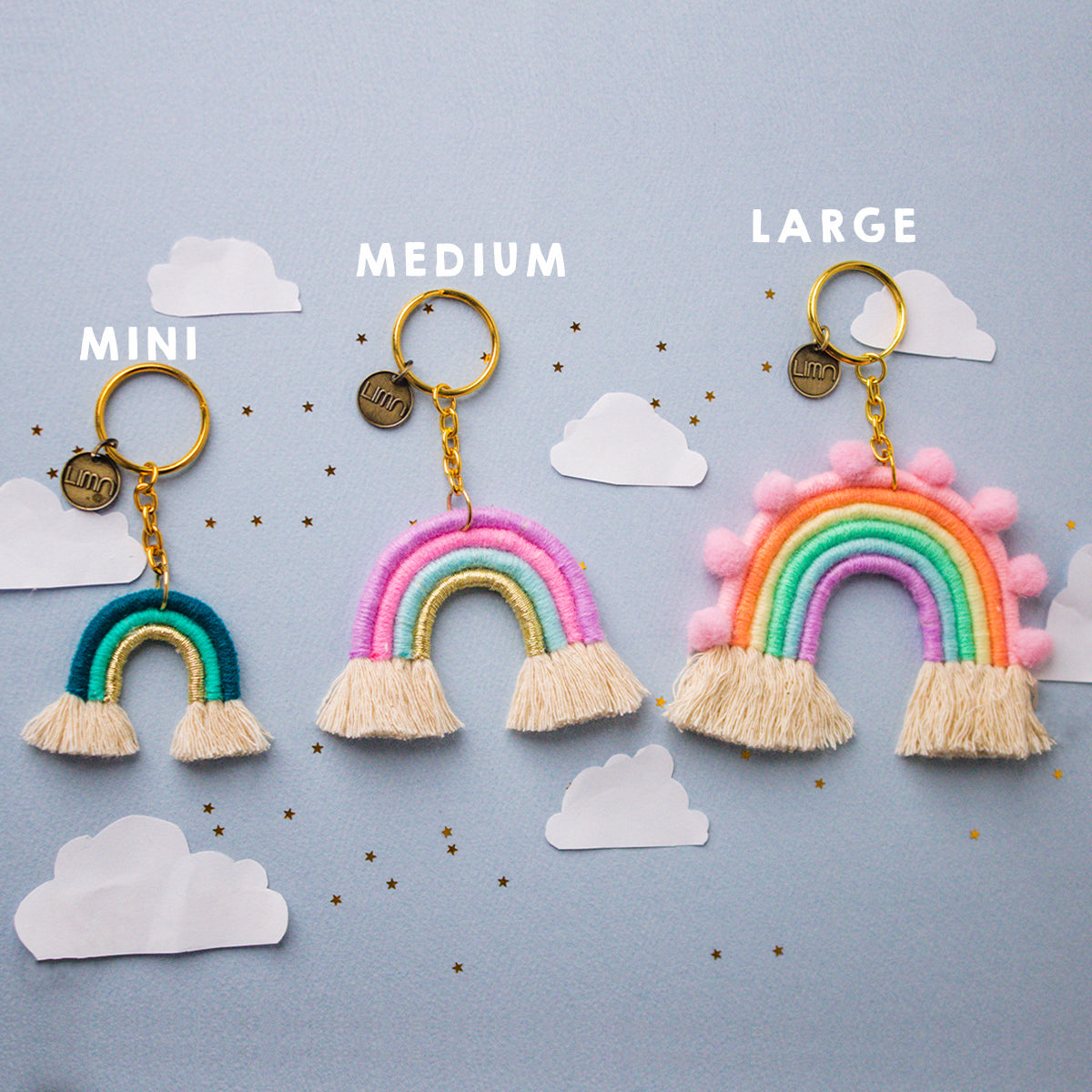 Medium Rainbow Keychain