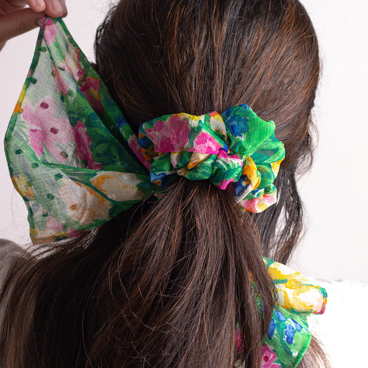 Jumbo Scrunchie- Spring (set of 3)