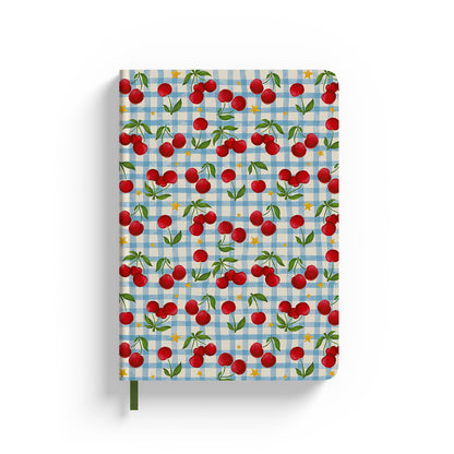 Cherry Check A5 Hardcover Journal