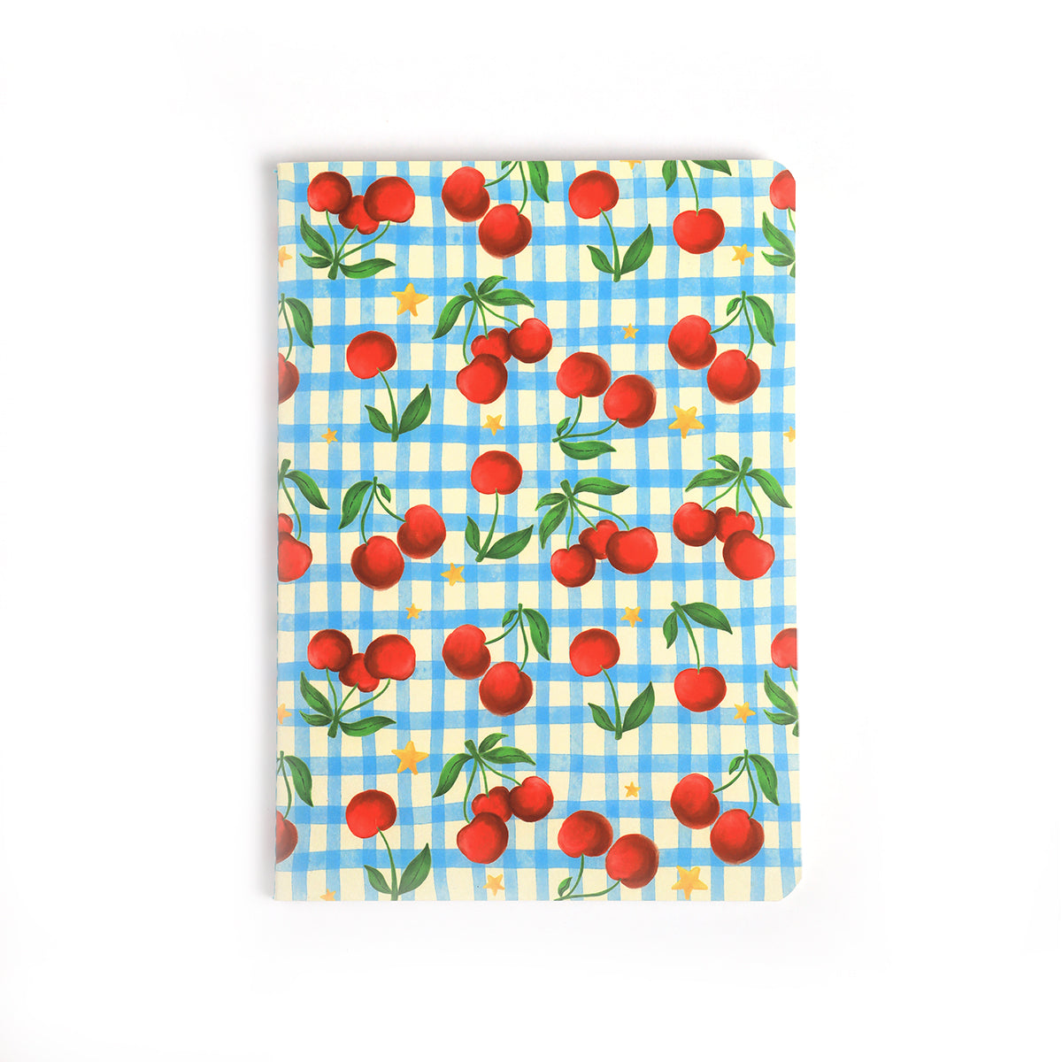 Cherry Check A5 Notebook