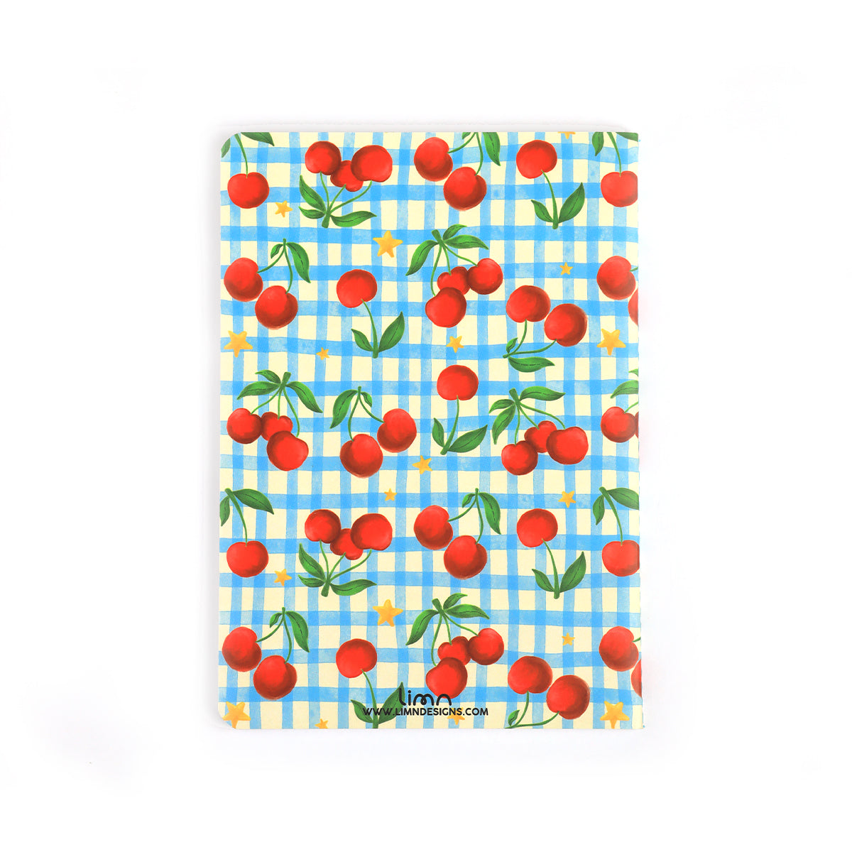 Cherry Check A5 Notebook