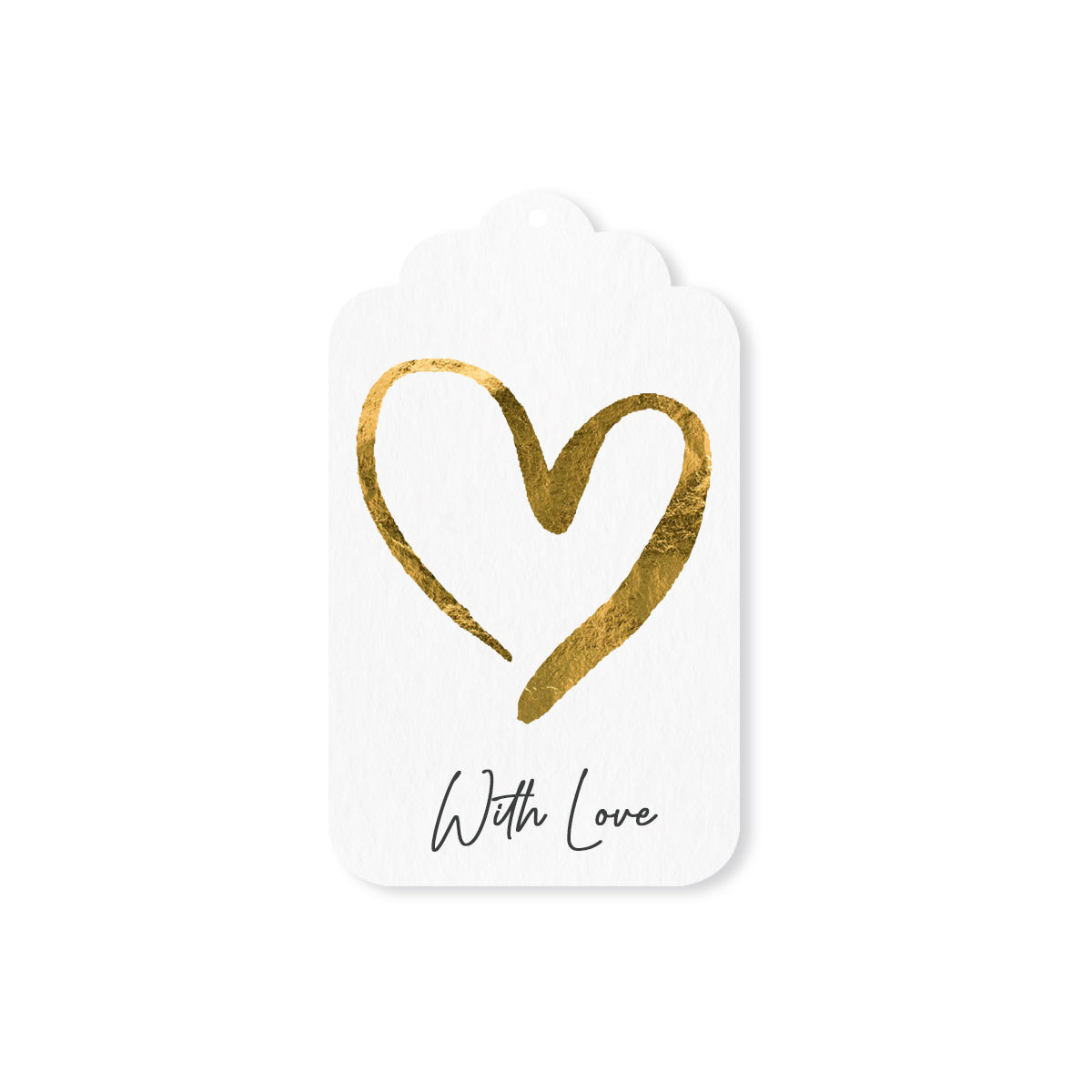 Love Heart Gift Tag (set of 4)